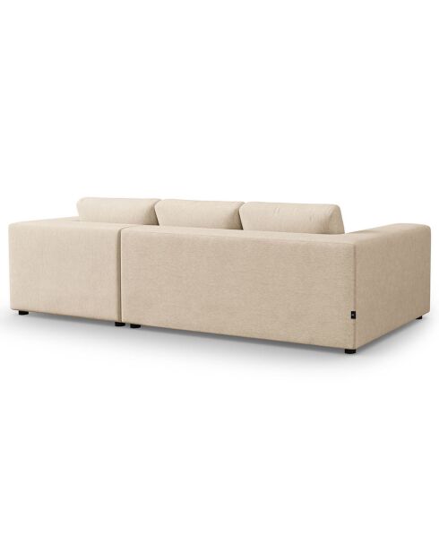 Trendiges 5-Sitzer-Ecksofa, rechts, 282 x 174 x 72 cm, Beige