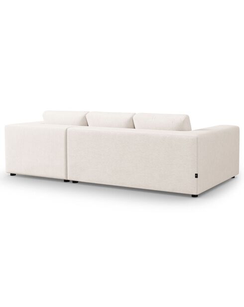 Trendiges 5-Sitzer-Ecksofa für rechts, hellbeige — 282 x 174 x 72 cm