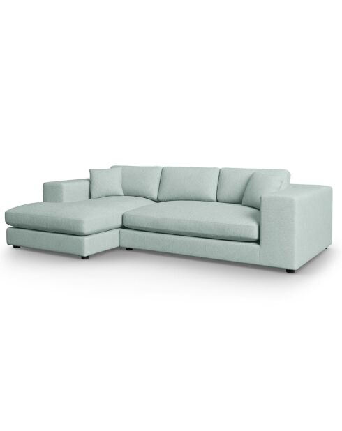 Canapé d'angle gauche Tendance 5 Places menthe - 282x174x72 cm