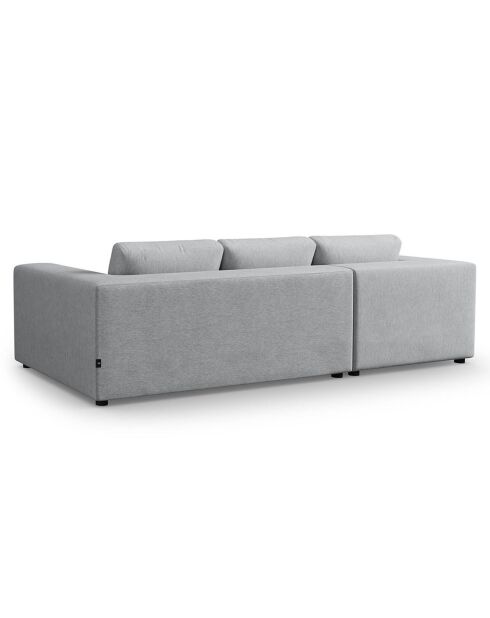 Trendiges 5-Sitzer-Ecksofa, hellgrau, links, 282 x 174 x 72 cm
