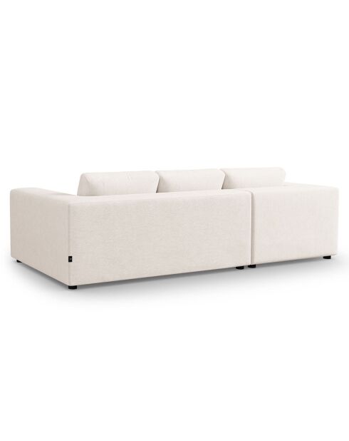 Trendiges 5-Sitzer-Ecksofa, hellbeige, links, 282 x 174 x 72 cm