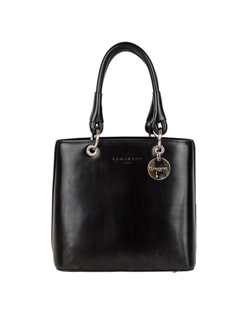 Sac à main en Cuir Caprice noir - 24.5x23x12 cm