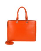 Sac à main Caprice en Cuir orange - 35x25x11 cm