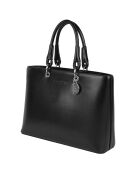 Sac à main en Cuir Caprice noir - 35x25x11 cm