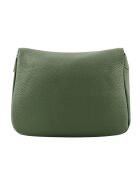 Sac bandoulière Paris en Cuir eucalyptus - 25x18.5x7.5 cm
