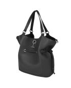 Sac porté épaule en Cuir Paris noir - 28x31x13.5 cm