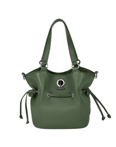 Sac à main Paris en Cuir eucalyptus - 23x24x12 cm