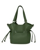 Sac à main Paris en Cuir eucalyptus - 23x24x12 cm