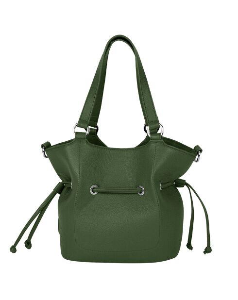 Sac à main Paris en Cuir eucalyptus - 23x24x12 cm