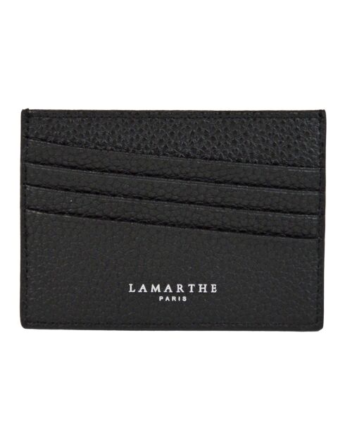 Porte-cartes en Cuir Free noir - 10.5x7.5 cm