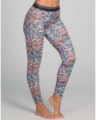 Legging Active Wear gris/corail