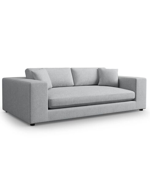 Trendy lichtgrijze 4-zitsbank - 262x122x72 cm