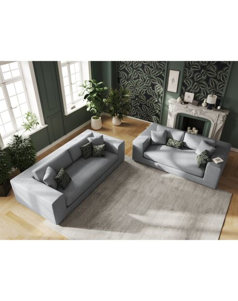 Canapé Tendance 4 Places gris clair - 262x122x72 cm