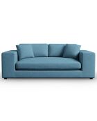 Canapé Tendance 3 Places bleu - 220x122x72 cm