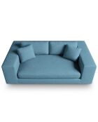 Canapé Tendance 3 Places bleu - 220x122x72 cm
