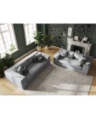 Canapé Tendance 3 Places gris clair - 220x122x72 cm