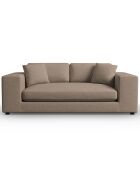 Canapé Tendance 3 Places marron clair - 220x122x72 cm
