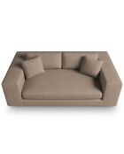 Canapé Tendance 3 Places marron clair - 220x122x72 cm