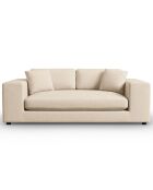 Canapé Tendance 3 Places beige - 220x122x72 cm
