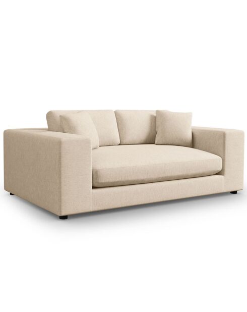 Canapé Tendance 3 Places beige - 220x122x72 cm