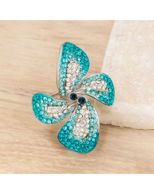 Anello Blue Winter Flower
