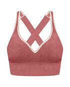 Brassière de sport rose cedar