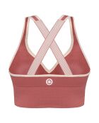 Brassière de sport rose cedar