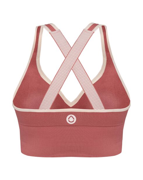 Brassière de sport rose cedar