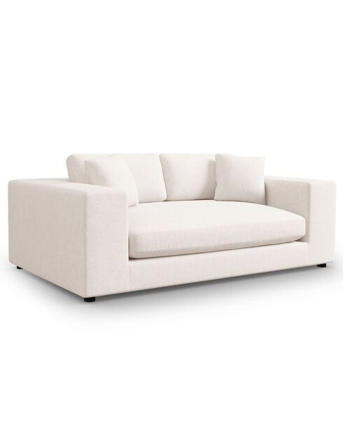 Canapé Tendance 3 Places beige clair - 220x122x72 cm