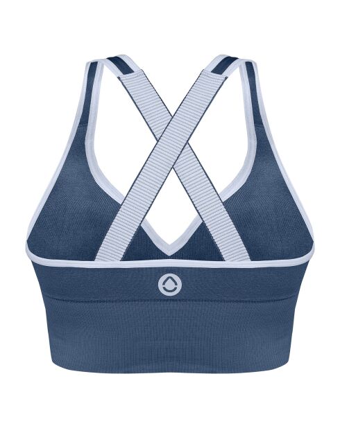 Brassière de sport bleu lune
