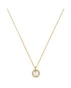 Pendentif Lettre M or jaune