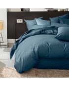 Housse de couette 100% Percale de Coton émeraude