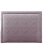 Tête de lit en Velours Primevere lavande - 160x34x47 cm