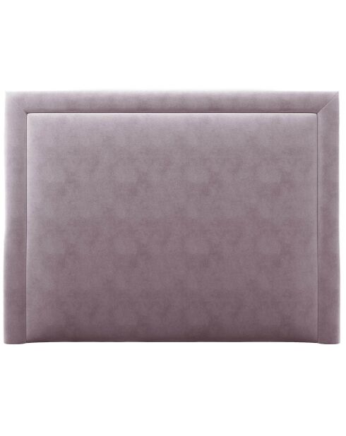 Tête de lit en Velours Primevere lavande - 160x34x47 cm