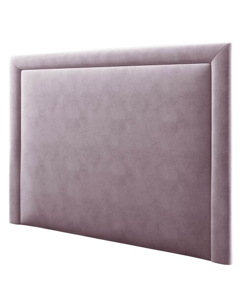 Tête de lit en Velours Primevere lavande - 160x34x47 cm