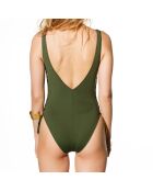 Maillot de Bain 1 pièce Alexane kaki