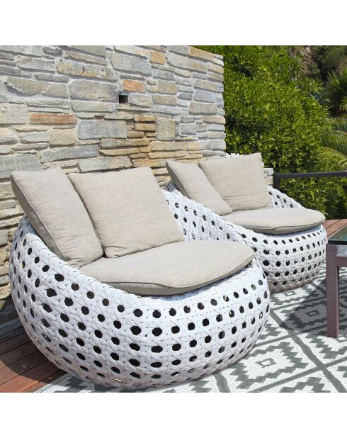 Tapis extérieur vahine gris - 160x240 cm