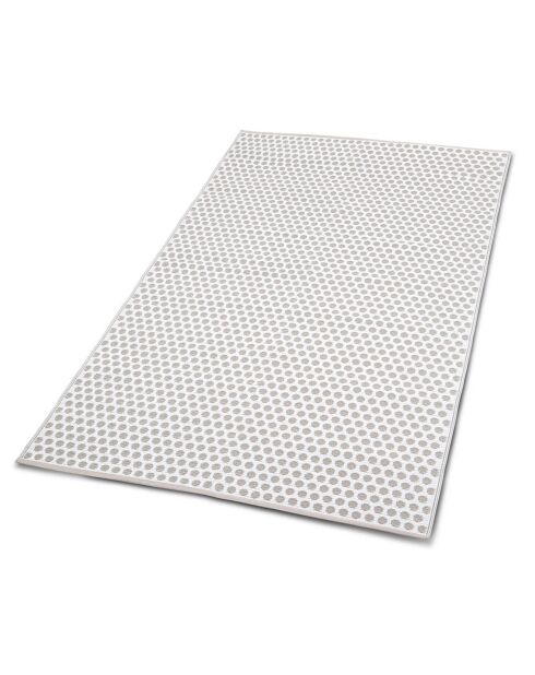 Tapis extérieur manila blanc/beige - 160x240 cm