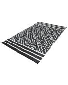 Tapis extérieur inca noir - 160x240 cm
