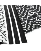 Tapis extérieur inca noir - 160x240 cm