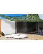 Ombrière verte - 3x3m
