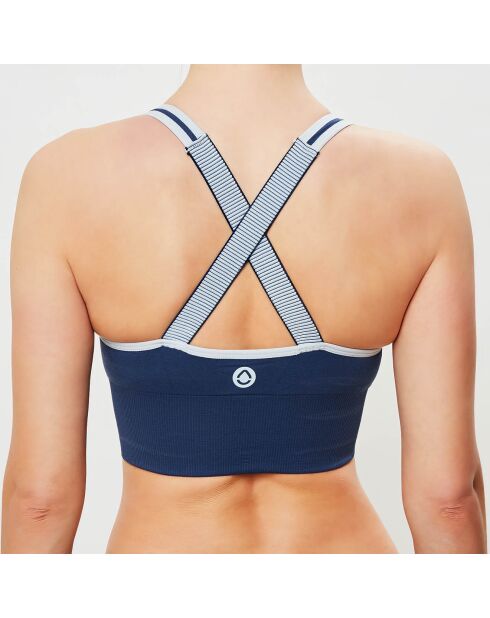 Brassière de sport bleu lune