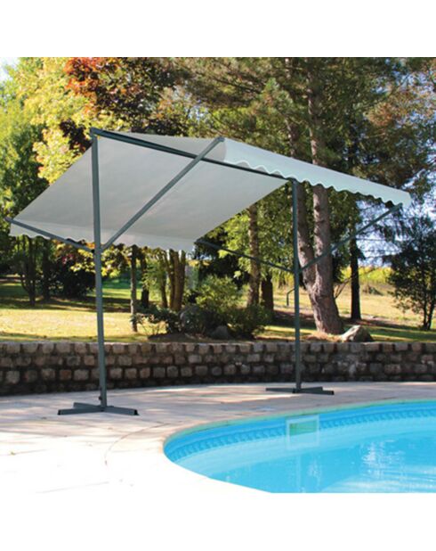 Tonnelle 2 pans columba  ecru - 3.5 m