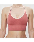 Brassière de sport rose cedar