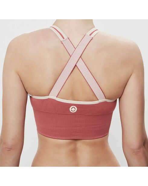 Brassière de sport rose cedar