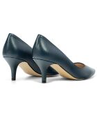 Amanda Marine Pumps aus Leder - 5 cm Absatz