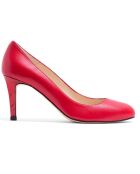 Rote Lederpumps Renata - 7 cm Absatz