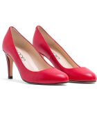 Rote Lederpumps Renata - 7 cm Absatz