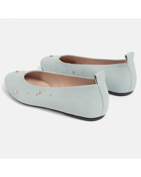 Ballerine blu in pelle levitante
