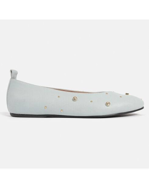 Ballerine blu in pelle levitante